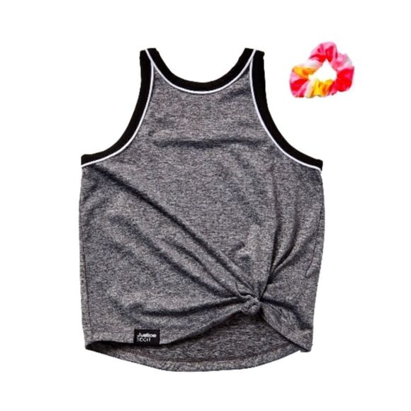 Justice Girls J-Sport Essential Active Tank Top Shirt Size 7/8 - Picture 1 of 6